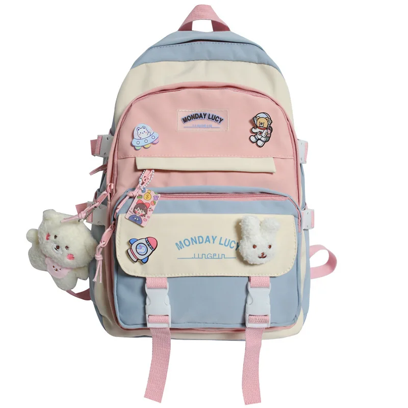 

Hello Kitty schoolbag female high school junior high school student cute fashionable schoolbag large capacity school backpack