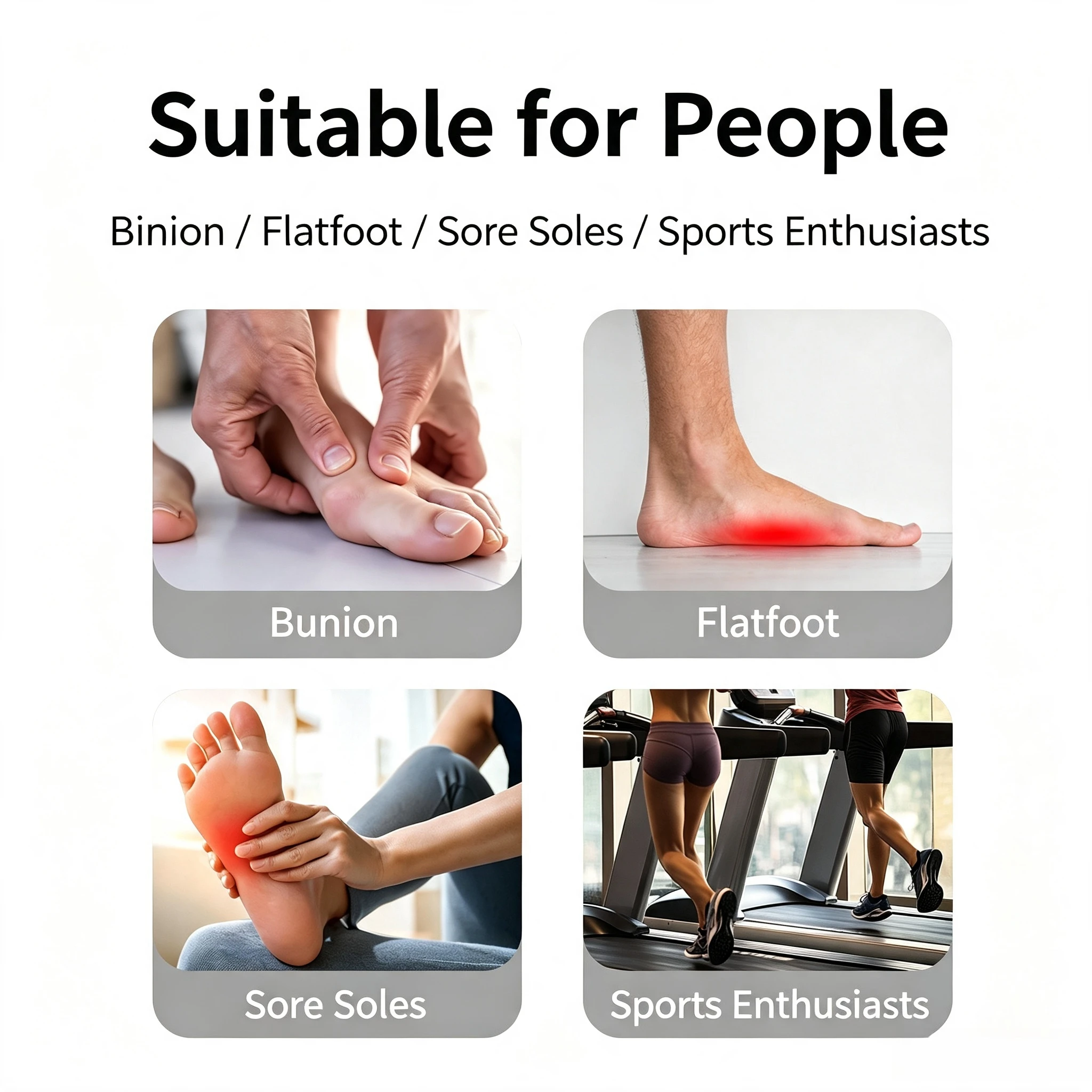 Flat Foot Corrector Board, Arch Collapse Rehab Trainer for Inversion/Eversion, Plantar Fasciitis Relief Exercise Board