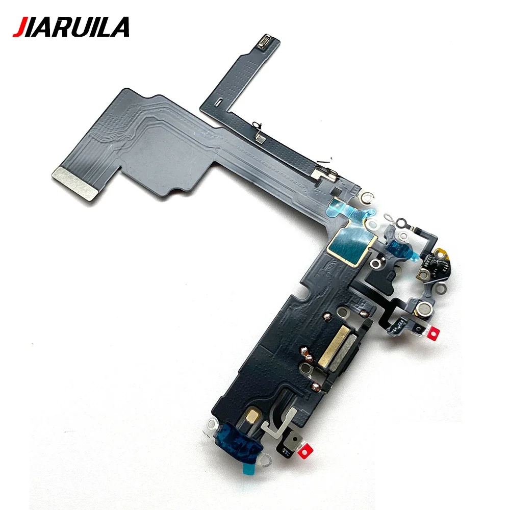 USB Charging Port Charger Board Flex Cable For Iphone 15 Pro Max / 15 Plus Dock Plug Connector With Microphone