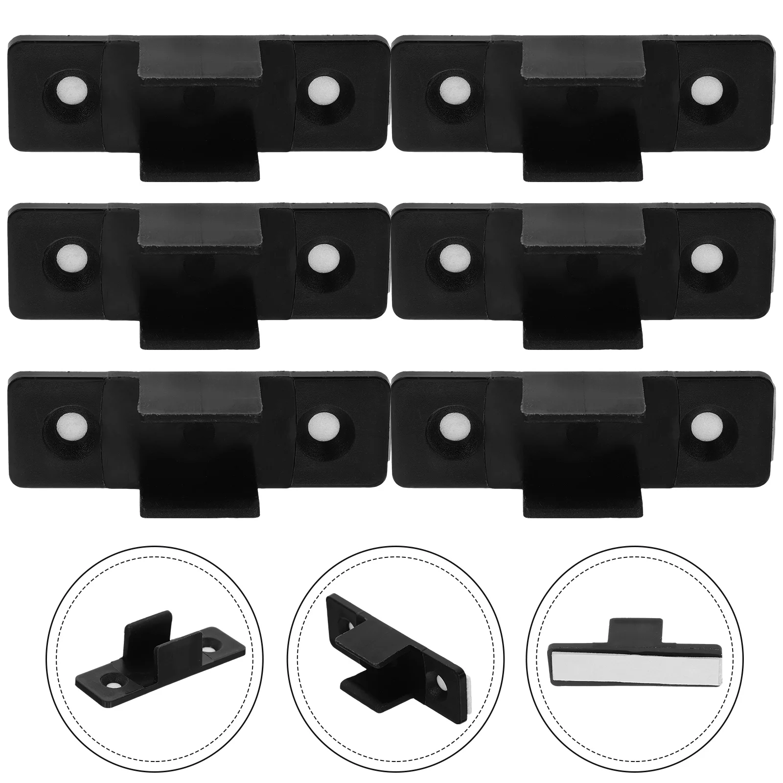 

20 Whiteboard Pen Clips Plastic Pencil Holder Small Clamps Erasable Marker Wall Adhesive Buckles Pen Fixing School Office Desk