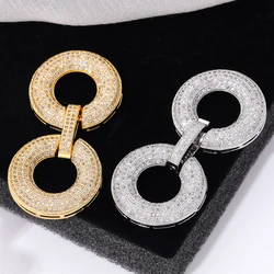 Juya 18K Gold Silver Plated Decorative Fastener Locks Closure Clasps Accessories For DIY Needlwork Beads Pearls Jewelry Making