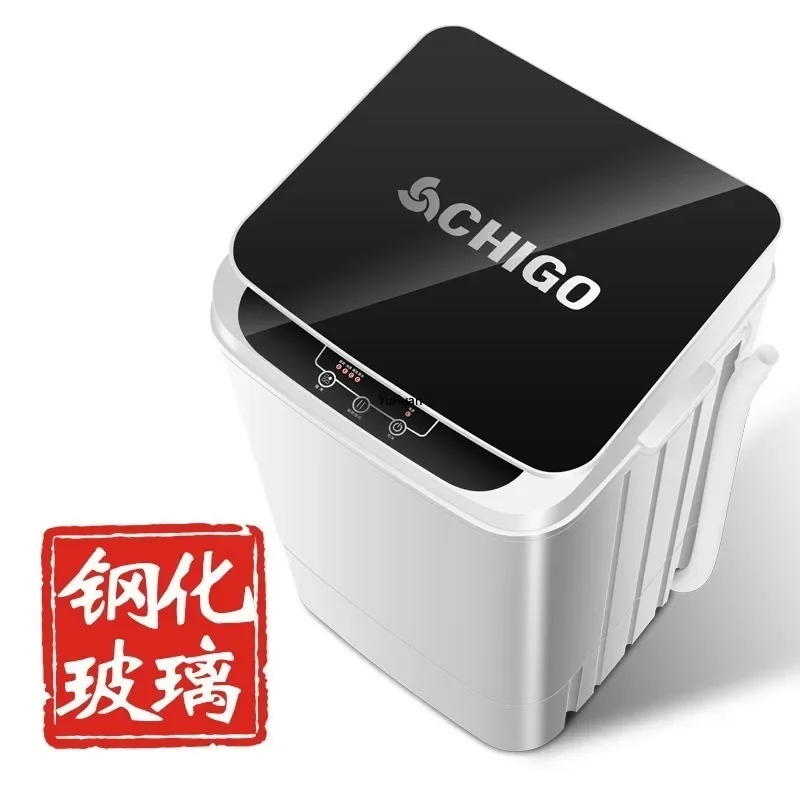 Lavadora portátil da desidratação da lavanderia da máquina de lavar roupa do dormitório doméstico semiautomático de 220v 4.5kg