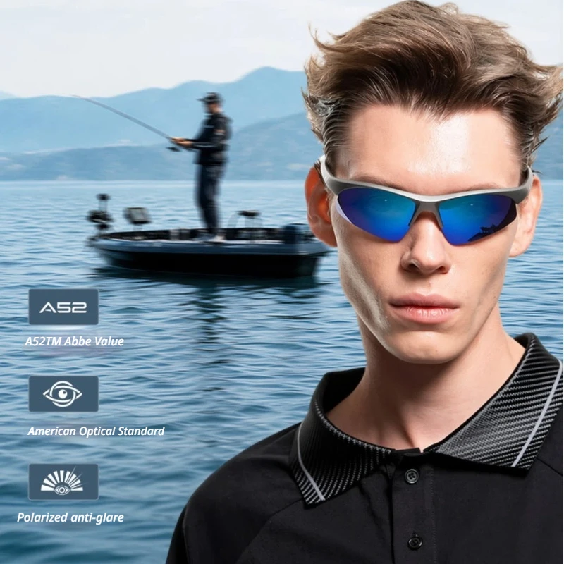 KastKing New Outdoor Polarized Fishing Sunglasses Anti Glare UV Protection Outdoor Fishing Cycling Driving for Men Women