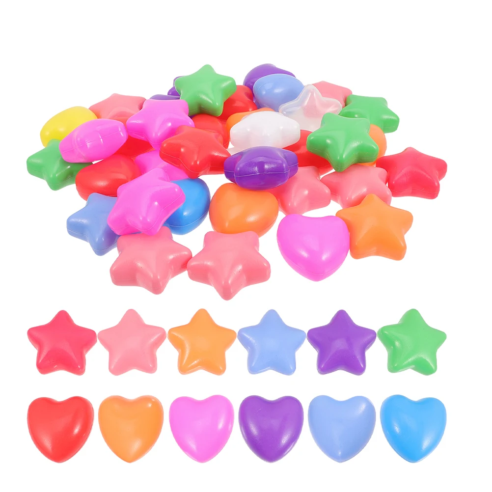 

200pcs Star Shaped Plastic Playpen Kids Proof Pool Indoor Play Set For Toddlers Babies Safe Pe Visual