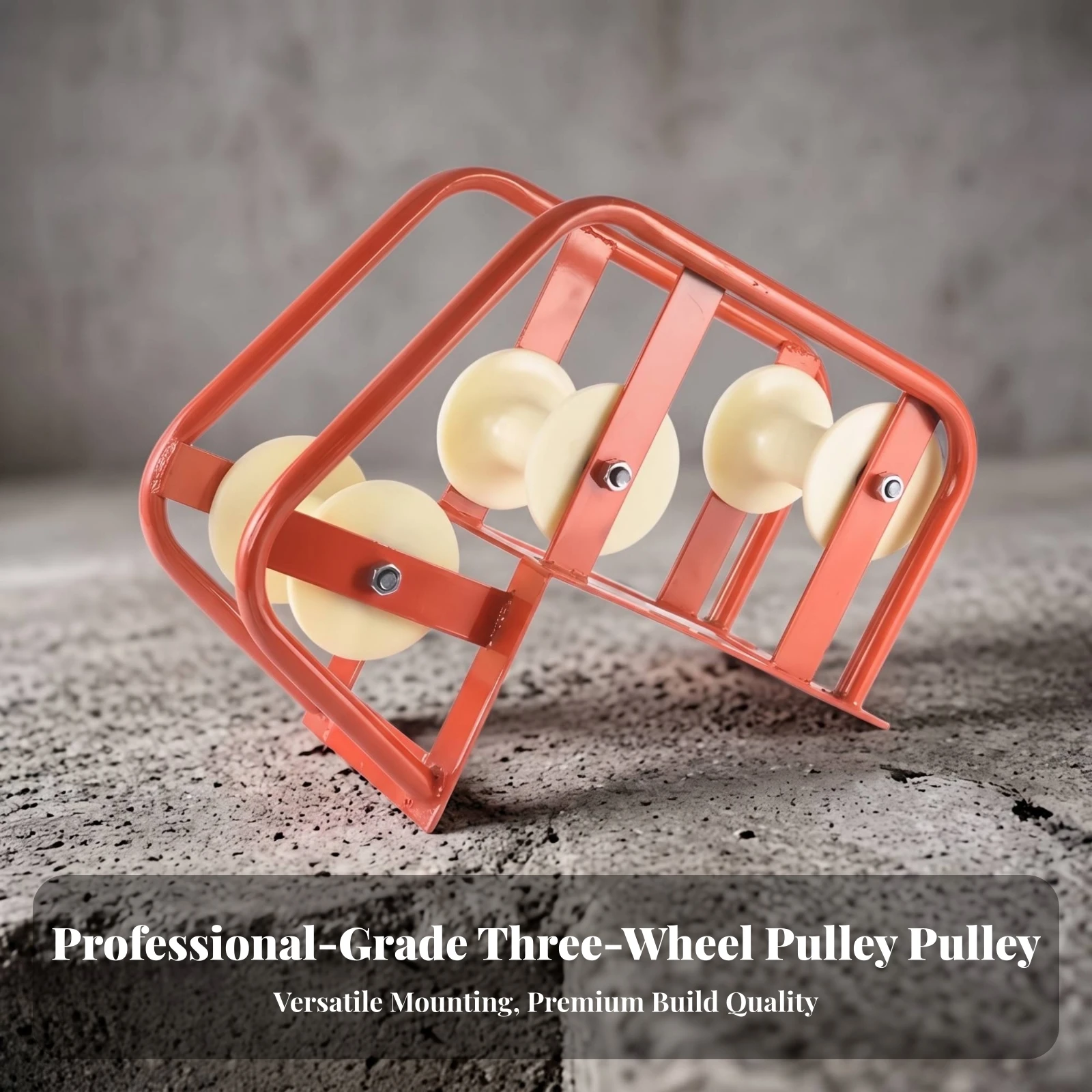 Cable Pulling Pulley Low-Friction Corner Cable Roller Wire Pulling Pulley Easy to Install Hardware Time-Saving for Utility Crews