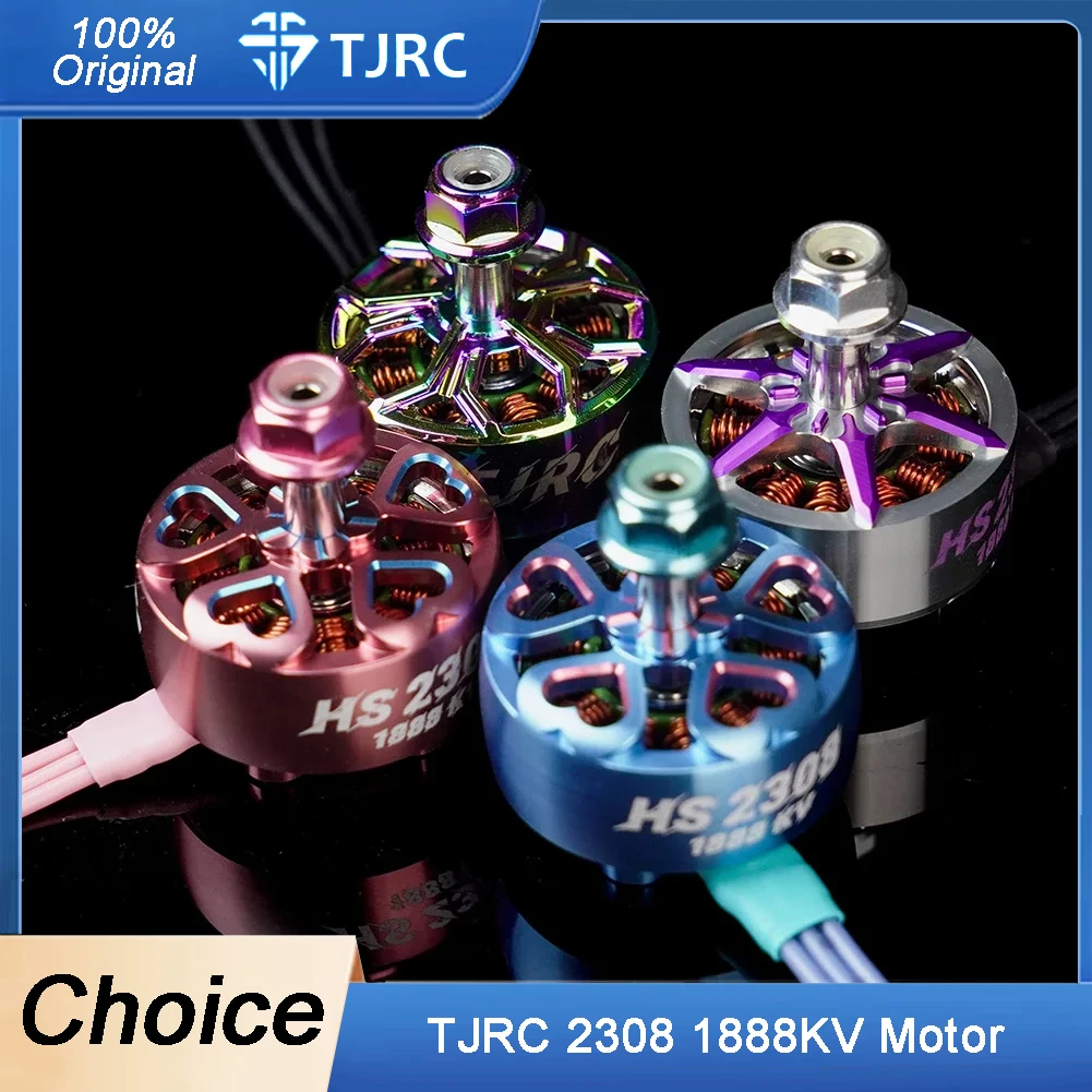 

Бесщеточный двигатель TJRC HS серии 2308 1888KV 6S - высокая эффективность с высоким крутящим моментом для RC FPV Quadcopter Racing Freestyle Drone DIY Rep