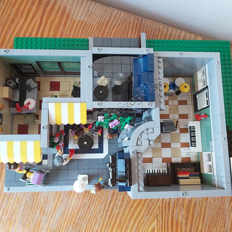 3096 pièces MOC City Street Views assemblage modulaire Alleyway bloc de construction inversé assemblage éducatif enfant jouet cadeau de noël