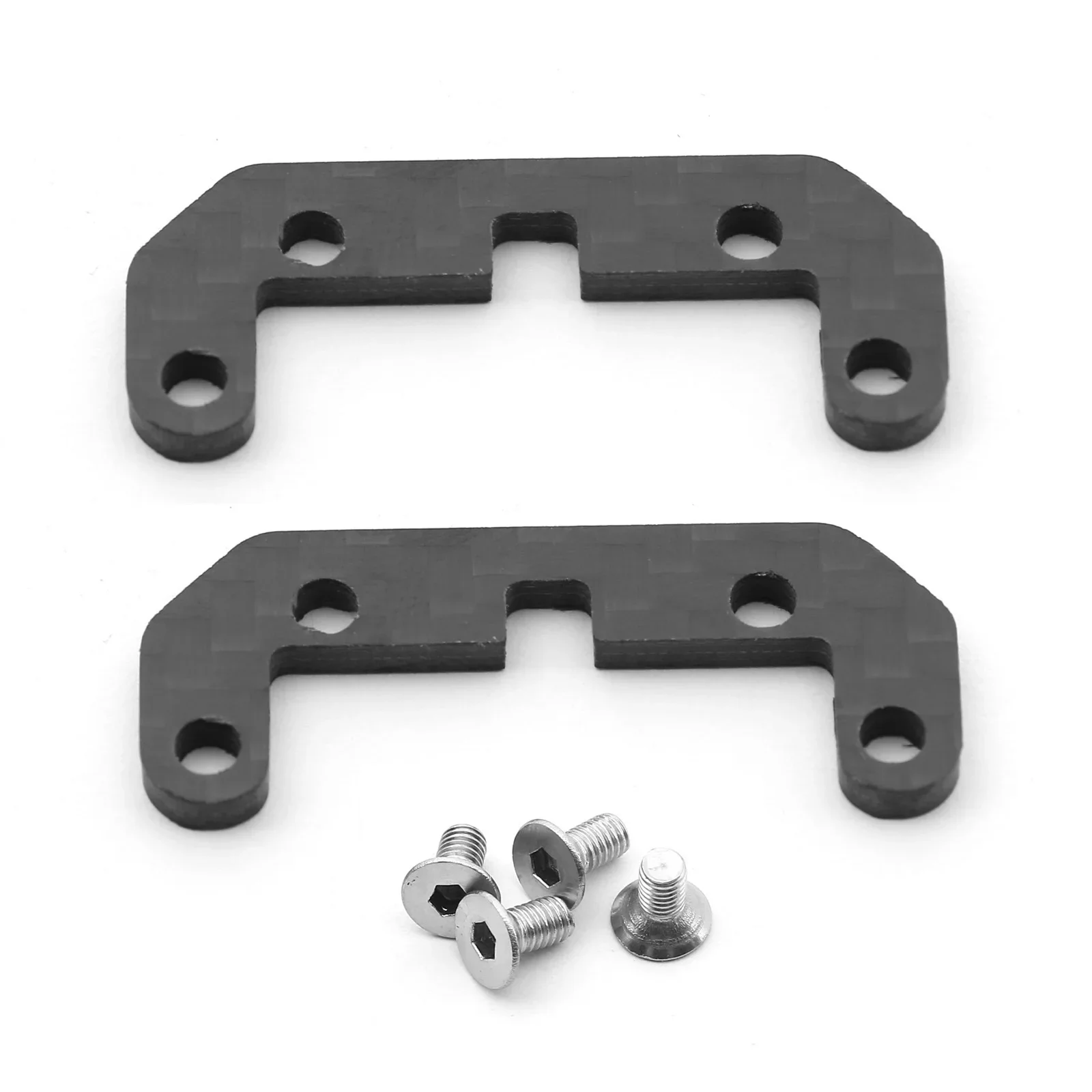 Carbon Fiber 54514 Sway Bar Stabilizer Holder Mount Plate for Tamiya TT02 TT-02 1/10 RC Car Upgrade Parts Accessories