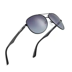 ZENOTTIC Hot Sale Carbon Fiber Polarized Sunglasses Pilot Shade for Men Uv Protection Fishing Driving Golf