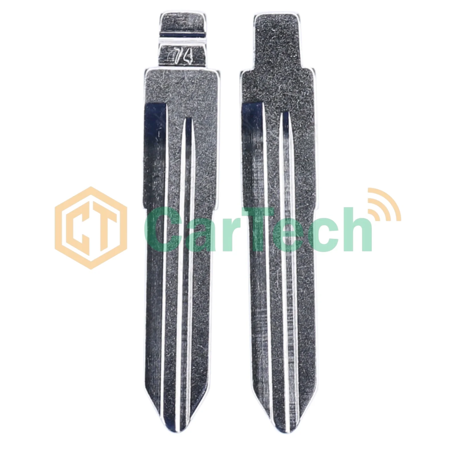 Cartech  74# Uncut Flip Blank Key Blade for KEYDIY KD XHORSE VVDI Universal Remote Fit FAW Besturn B50 - view 5