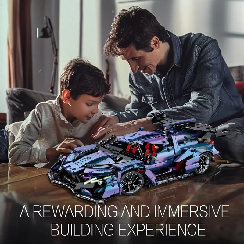 Technical Racing Sport Car Model Building Block City Mechanical Speed Vehicle Supercar Bricks Puzzle Toy Kid Adult birthday Gift