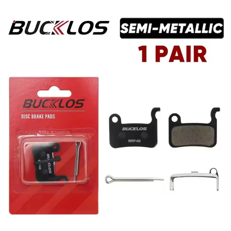 BUCKLOS Fahrrad-Scheibenbremsenbeläge für SHIMANO A01S M06 M07 Verschleißfeste Fahrrad-Hydraulikbremsenbeläge MTB-Bremsbeläge Fahrradbremsen