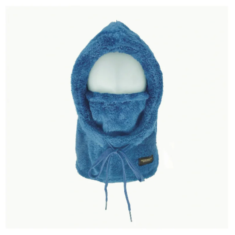 1 pezzo di maschera per il viso in peluche da donna, resistente al freddo, elastica, leggera e calda per ciclismo, sci, cappello antivento con protezione per le orecchie foderato in pile