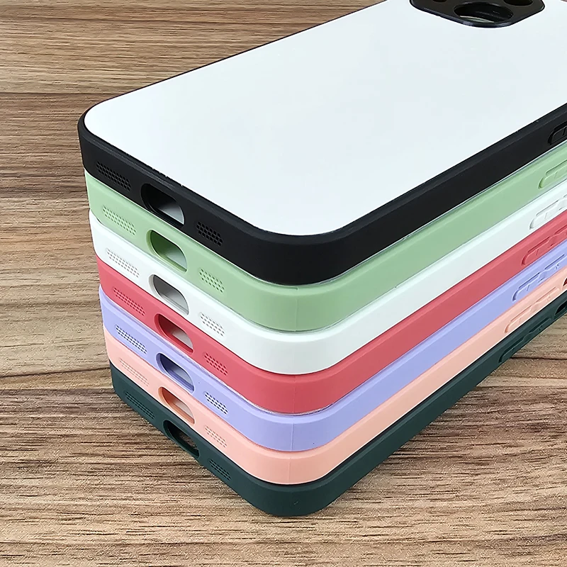 15pcs/lot Sublimation Blank Phone Case For iPhone15 Transfer Printing Heat Press DIY In Aluminum Patch