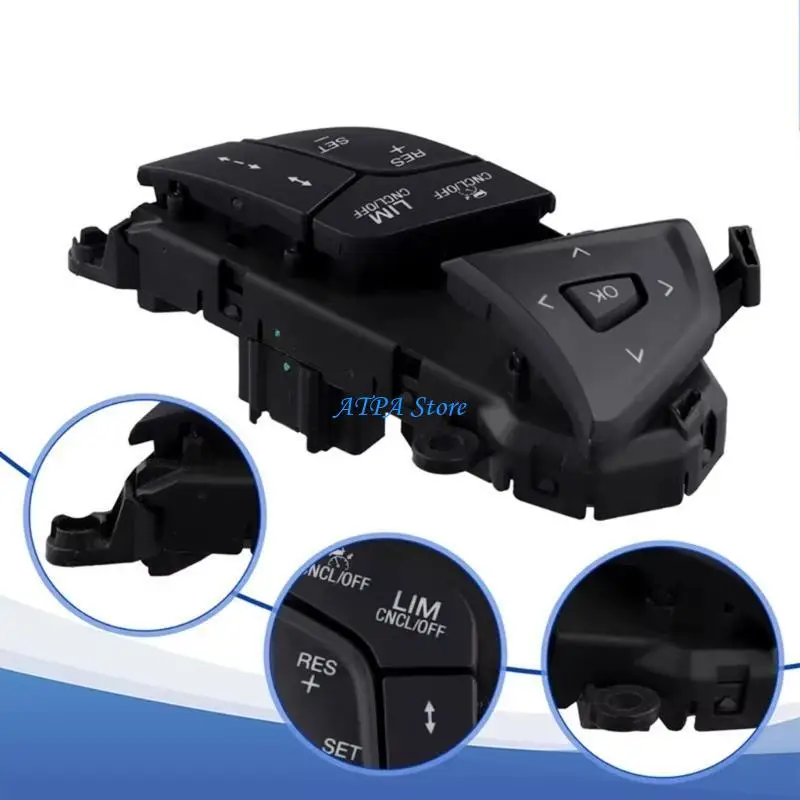 

U13C DG9T-9E740GFW DG9T9E740GFW Replacement Switch Button Car Steering Wheel Cruise Control Switch Auto Part for 2013-2018