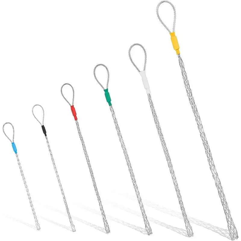 

Lightweight For Light& Heavy Cable For Electricians, 6 Pcs Cable Puller Socks, 4-25 Mm Wire Puller Grip Kit, Pulling Tools