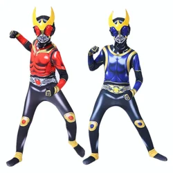 armor warrior Kids Power Samurai Sentai Shinkenger Rangers Costume Superhero Cosplay Halloween Cosplay Zentai Suit Jumpsuit