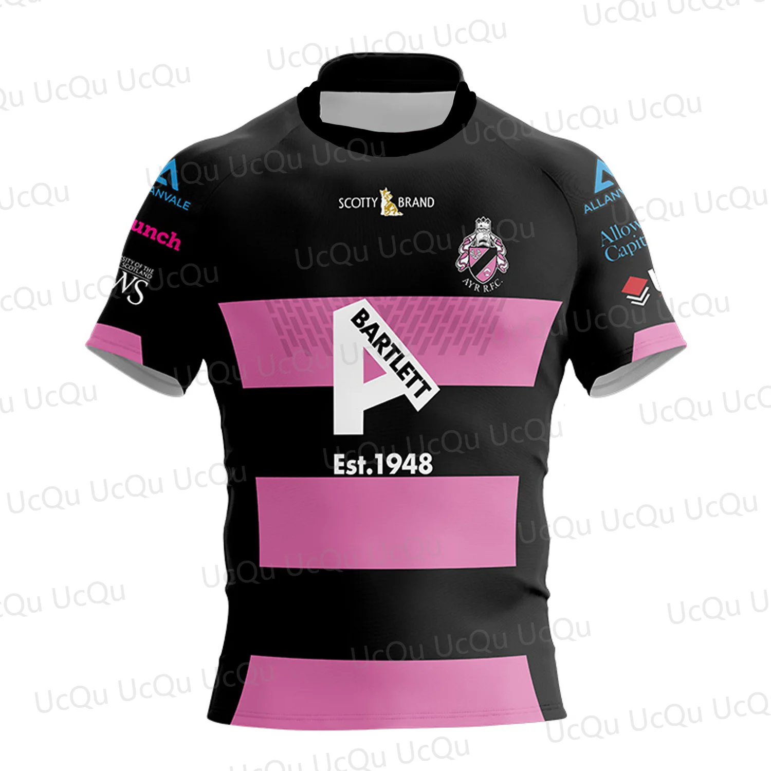 New Arrival Summer Scotland Ayrshire Bulls Ayr RFC 2023/24  Training Jersey Kid Uniform For Adult&Kid