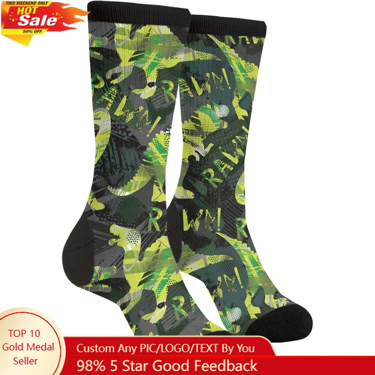 

Casual Funny Funky Novelty Socks For Men Women