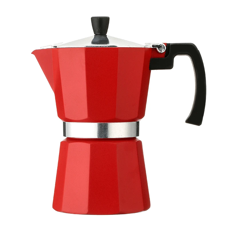 hot selling moka express colors aluminum italian moka espresso stainless steel stove top moka pots