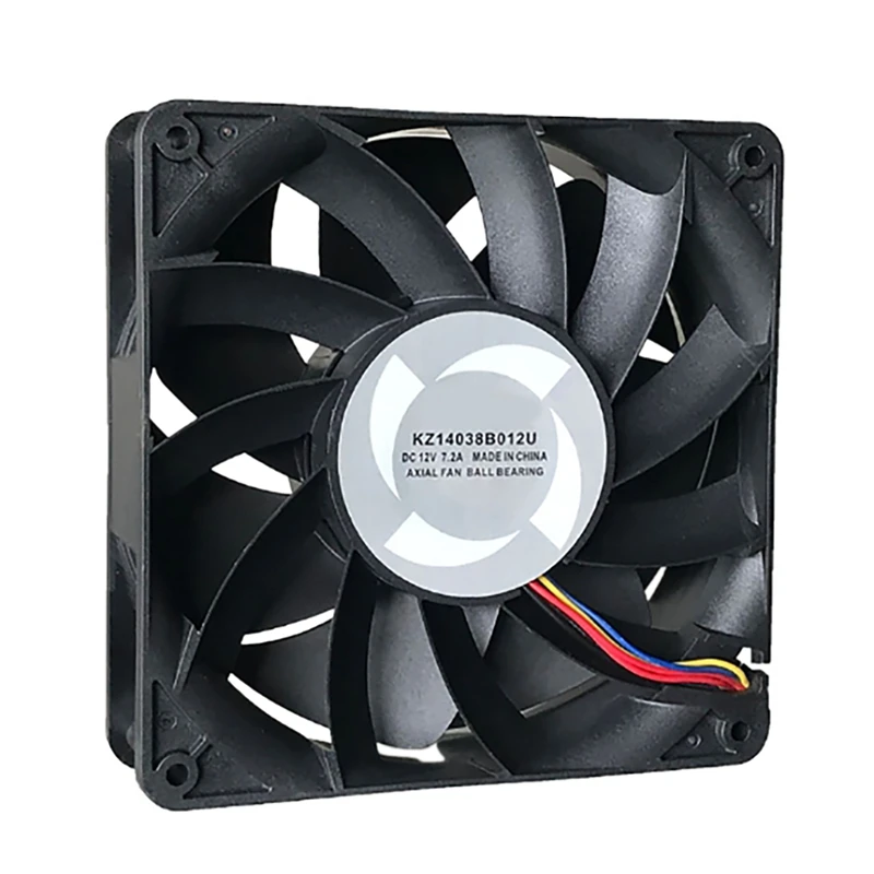 مروحة تبريد عالية الطاقة لهيكل الكمبيوتر ، مروحة شاسيه Whatsminer ، M20S ، B21 ، KZ14038B012U ، ، ، DC12V ، 7.2A ، RPM