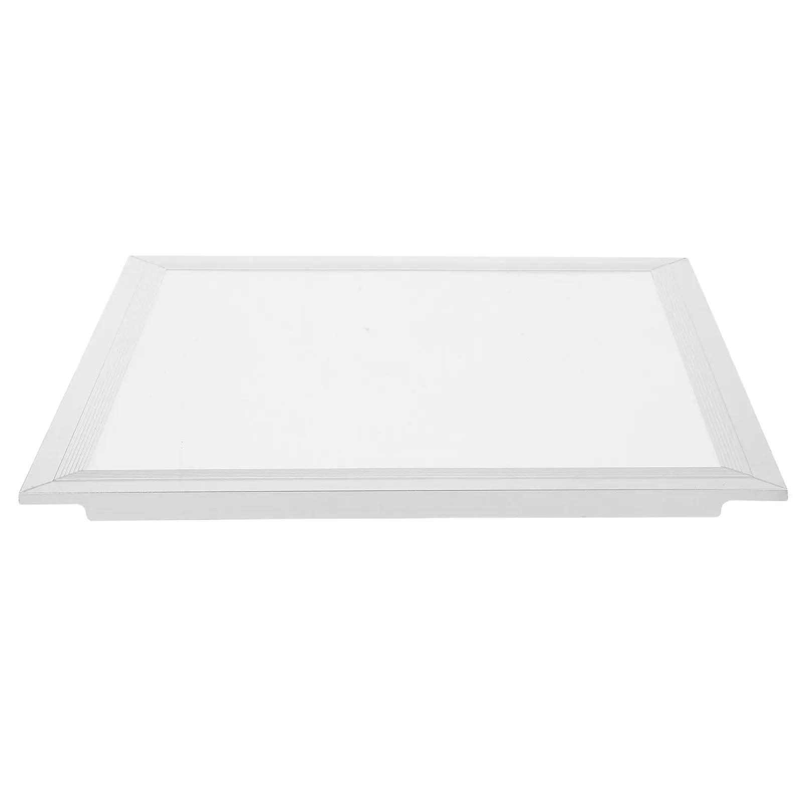 

Square Integrated Ceiling Light Cover Aluminum Panel Translucent Design High Light Diffusion Easy Installation Kitchen Bathroom