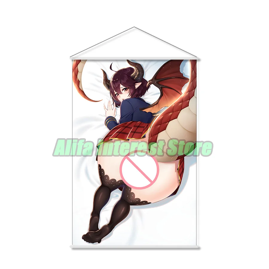 Sexy Grea Rage Of Bahamut Anime Wall Scroll Hanging Poster Home Decor Painting