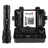 UltraFire WF-502B Tactical Led Flashlight 1000LM 18650 Rechargeable Portable Powerful Lanterns High Lumen Outdoor Lighting Torch