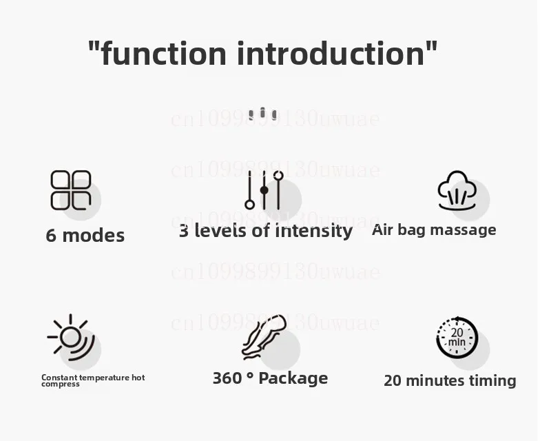 Air Knee Massager Elektrische Air Wave Beenmassager