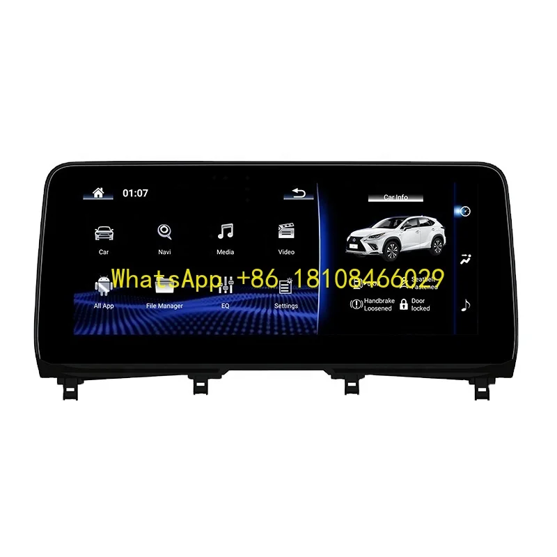

12,3-дюймовый автомобильный мультимедийный плеер Qualcomm Android 11 для Lexus RX 2020, автомобильная радиосистема, аудиосистема Carplay, Android Auto, камера 4G 360