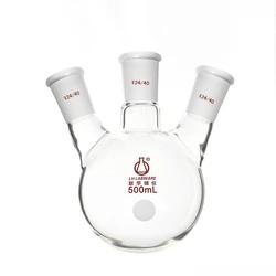 Three-mouth Flask 10ml, 25ml, 50ml, 100ml, 250ml, Three-mouth Round Bottom Flask