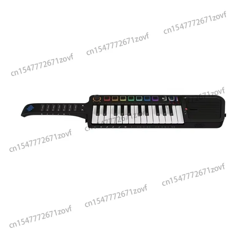 Multifunctional Instrument Multifunctional Portable Electronic Organ 25-Key Music Keyboard Tailored for Band Guitarists