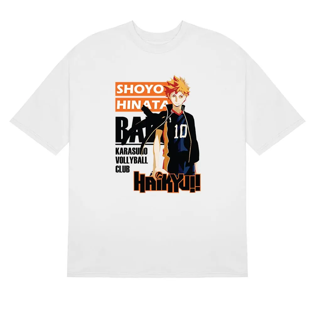 Haikyu!! Shoyo Hinata Karasuno Volleyball Club Graphic T-Shirt - Anime Sports Apparel