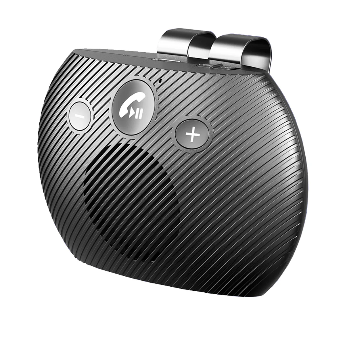 

Wireless Car Speakerphone MP3 Player with Microphone Auto Power On Connect Support 2 Mobile Phones Connection Car Kit Handsfree