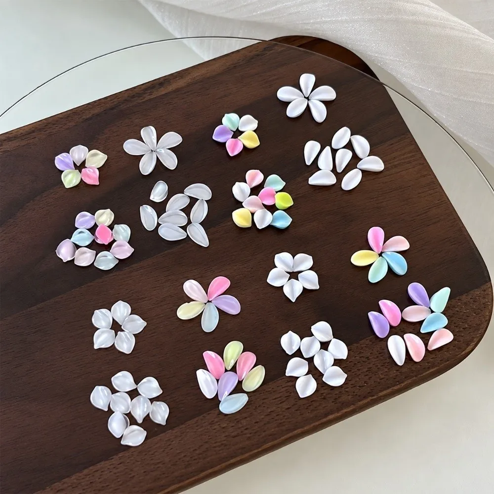 3D Flower Petals Nail Art Sequins Kit Colorful Transparent Nail Charms Decorations DIY DIY Nail Embellishments Nail Decoration