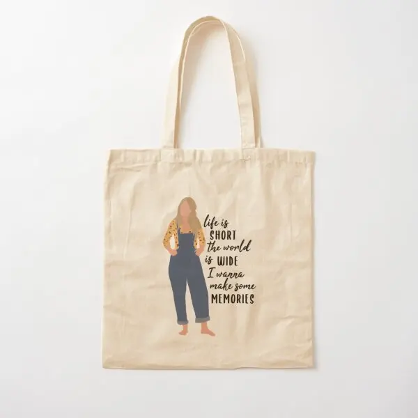 Mamma Mia Cotton  Canvas Bag Unisex Grocery Ladies Foldable Tote Casual Fashion Women Designer Handbag Shopper Fabric Printed