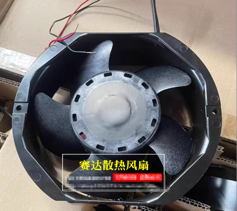 SANYO DENKI 9WE5748K502 IP68 DC 48V 0.7A 172x172x51mm 2-Wire Server Cooling Fan