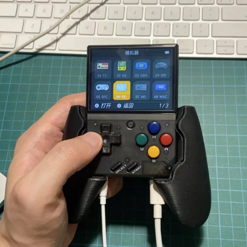 MIYOO MINI V4 3D Printed Grip Handle For Miyoo Mini Game Console Miyoomini Controller  Holder Accessories