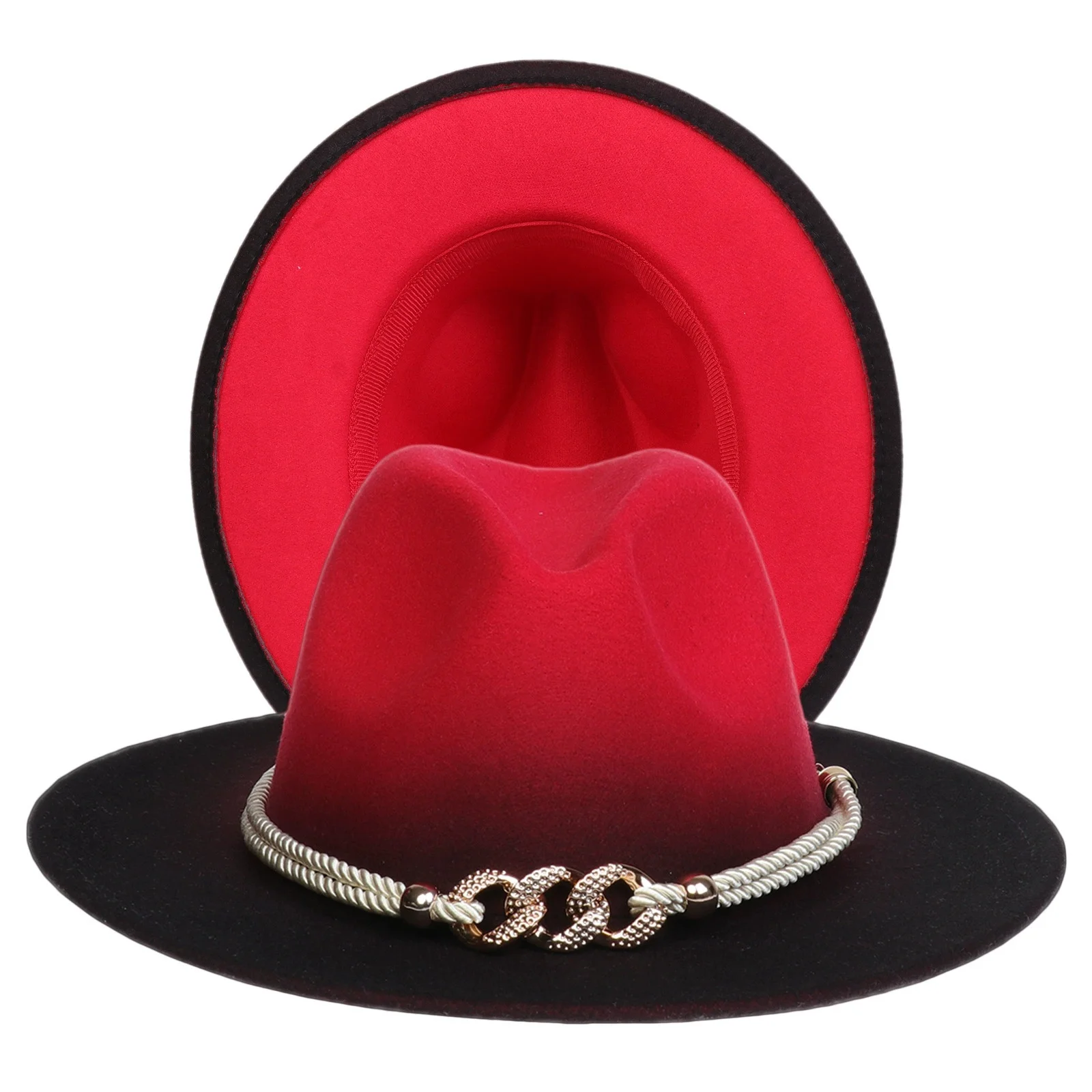 New Arrival: Unisex Gradient Two-Tone Jazz Cap – Versatile British-Style Purple Sun Hat