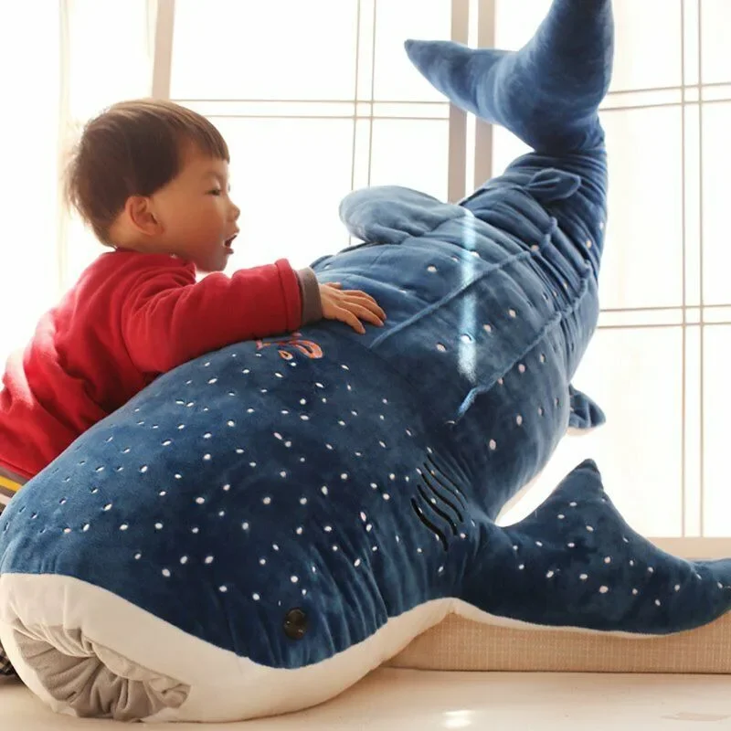 

Giant Whale Plush Toy Big Whale Cushion Cartoon Shark Blue Whale Pillow Cute Plush Kawaii Christmas