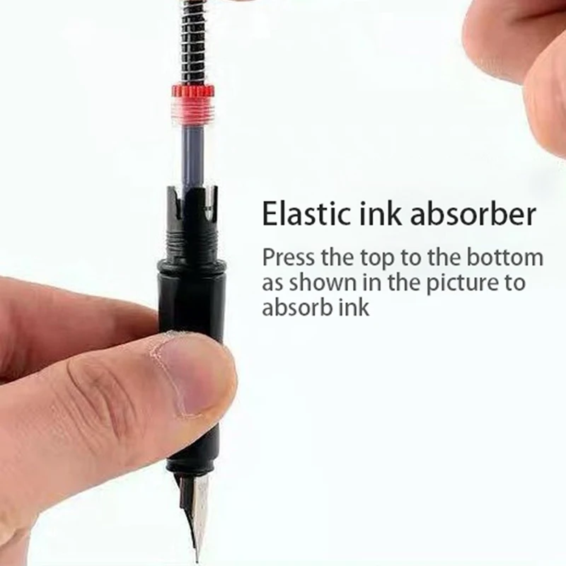 1 Set Ink Cartridge Filler Fountain Pen Syringe Absorbor Suction Device Instrument Tool Stationery Office School Supplies