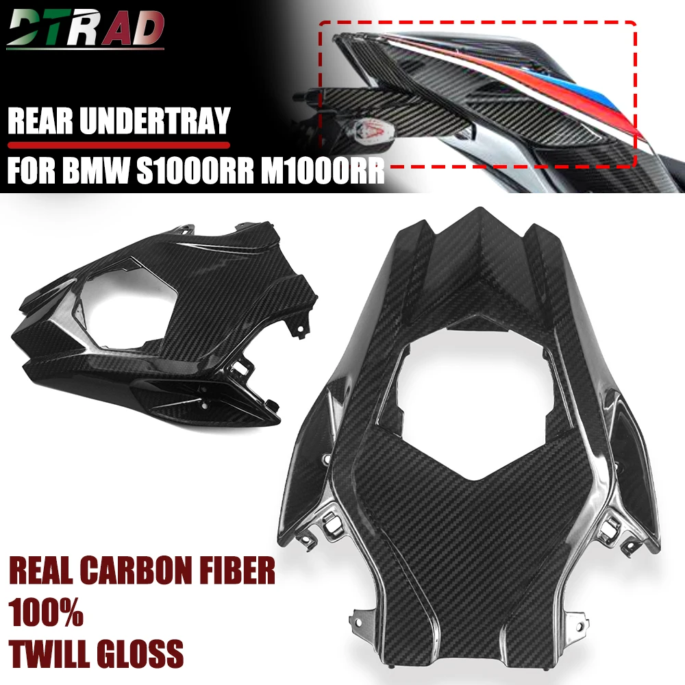 

New Motorcycle Rear Undertray Under Cowls Carbon Fiber 100% For BMW S1000RR 2019 M1000RR 2020 2021 2022 Accessories Fairing Kit