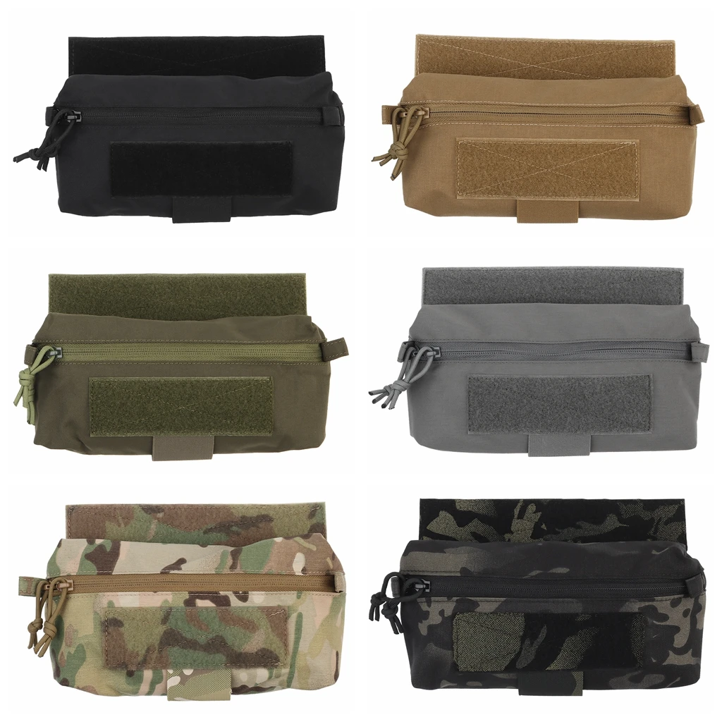 Tactical Chest Rig Dangler Storage Bag Mini Abdominal Dump Drop Pouch Fanny Pack for JPC CPC LBT D3CR MK3 MK4 Vest Plate Carrier