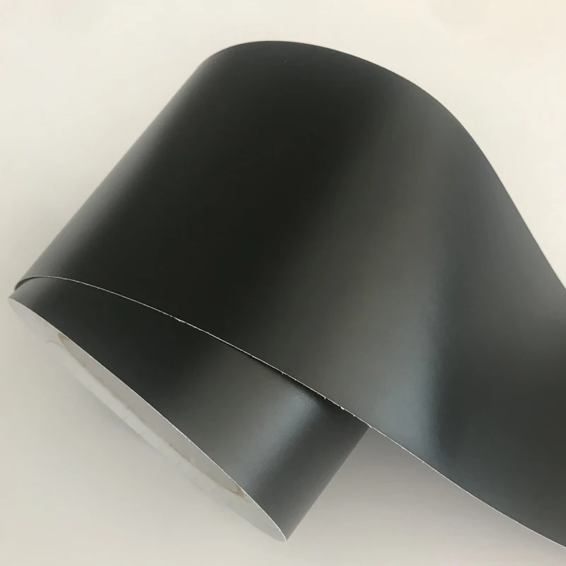 

10X100/150/200/300/500CM Matte Black Vinyl Wrap Self Adhesive Air Release Bubble Free Car Styling Membrane Sticker Decal Film