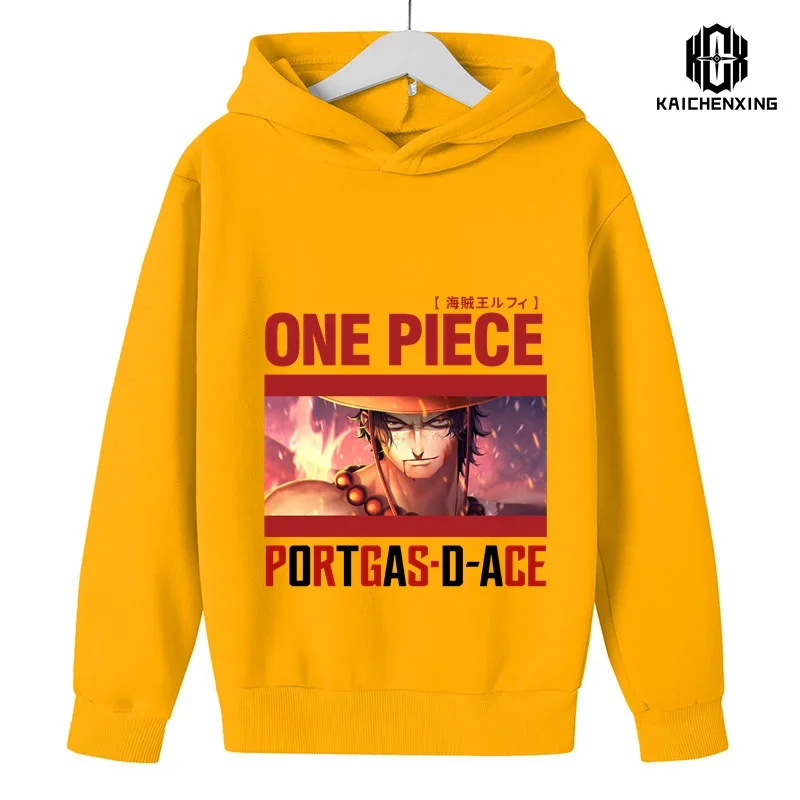 2023 Cartoon One Piece Fashion Children's Top Casual Hoodie Sports Boys and Girls Cute Casual Sports Top One Piece Hoodie Top