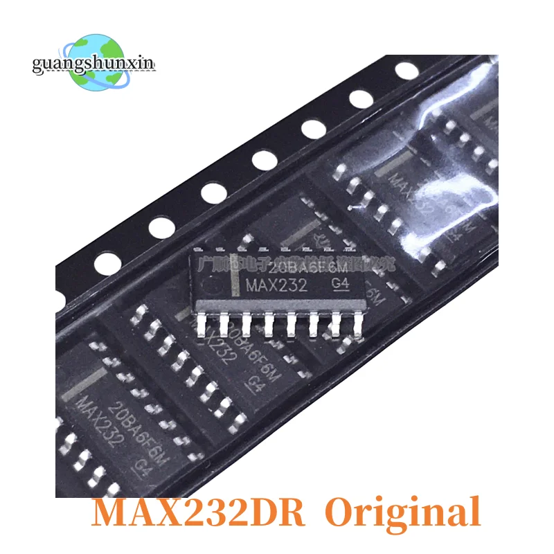 (10piece) 100% New MAX232 MAX232DR sop-16 Chipset