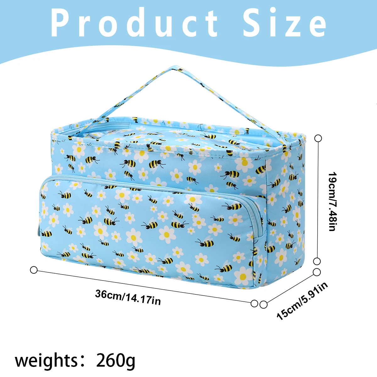 Hot Empty Yarn Storage Bag Portable Knitting Tote Travel Bags Waterproof Sewing Tool Accessories Crochet Hooks Knitted Bag Gift