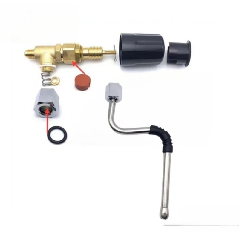 For Aibo Expobar Coffee Machine Steam Valve Hot Water Valve Steam Pipe Steam Rod Knob Seal Spring