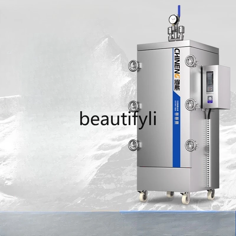

Highland Steaming Cabinet Commercial Automatic Temperature Control Timer Steaming Rice Cabinet Box Engineering Seafood