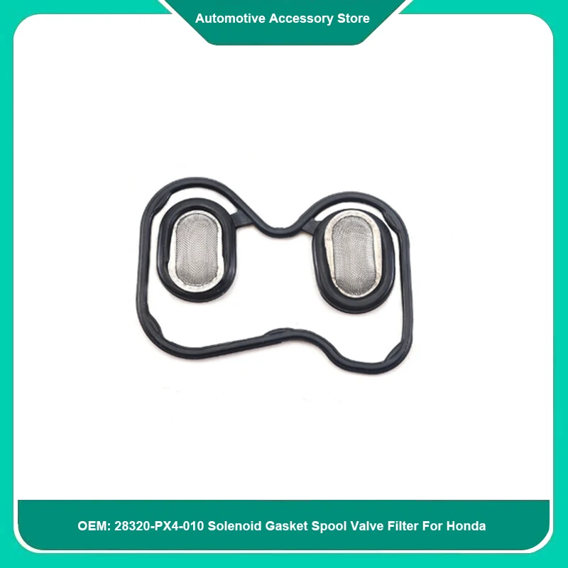 

28320PX4010 28320-PX4-010 1Piece Solenoid Gasket Spool Valve Filter For Honda